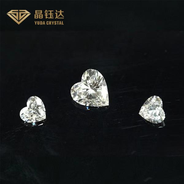 Cheap Customized Heart Shape White VS Real Lab Grown Diamond Polished For Lover Gifts for sale