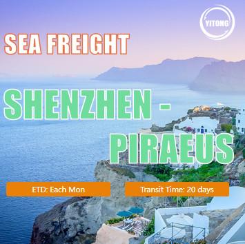 Cheap 20 Days International Sea Freight Forwarding Services From Shenzhen To Piraeus Greece for sale