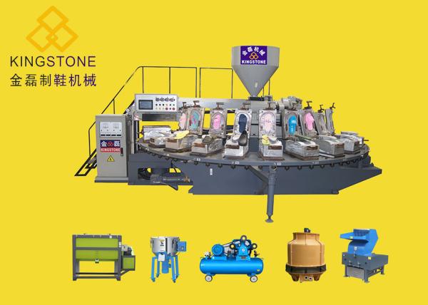 Cheap Automatic Plastic Slipper Injection Moulding Machine Completely Set Line for sale
