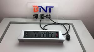 Best Furniture under table power socket with double usb charger for office power data solution wholesale