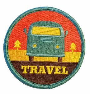 China High Density Iron On Embroidered Patches For School Cloth Brand on sale