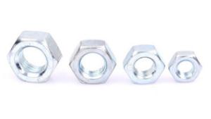 China Multipurpose Carbon Steel Nuts , Hexagon Lock Nut Zinc Plated Surface on sale