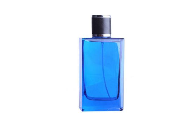 Cheap Plastic Cap Custom Perfume Bottles 50ml Transparent With Black UV Cap for sale