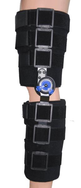 Cheap Breathable Spacer Fabric Medical Knee Brace Wraparound Knee Support for sale