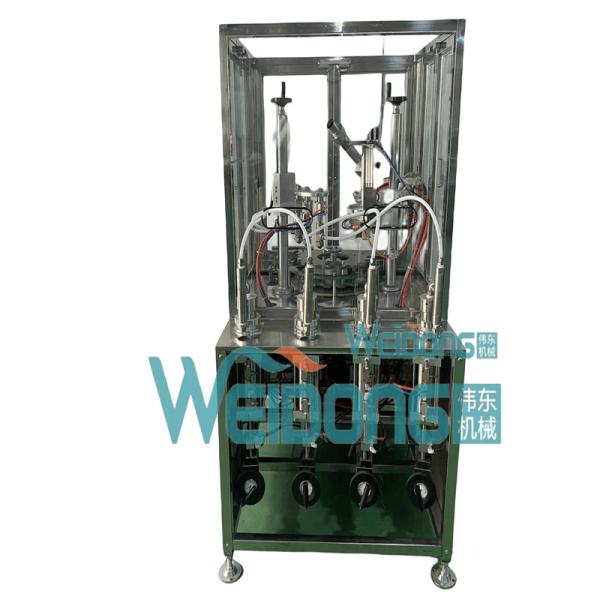 Cheap High Accuracy Automated Filling Machine With Low Noise Level  4 Bottles / Min for sale