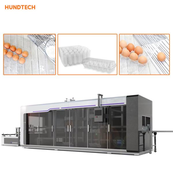 Cheap PLC Egg Tray Making Machine Egg Carton Blister Machine Thermoforming Reusable Plastic for sale