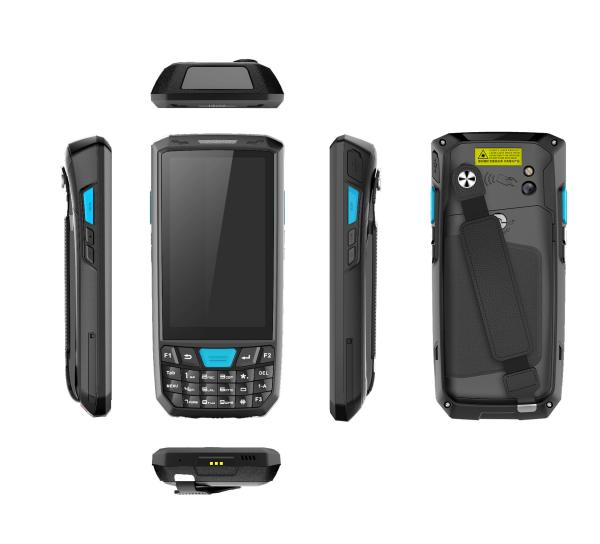 Cheap 4.5 Inch 2G 480x854 Mobile Rugged Handheld Computers PDA Android 9.0 OS for sale