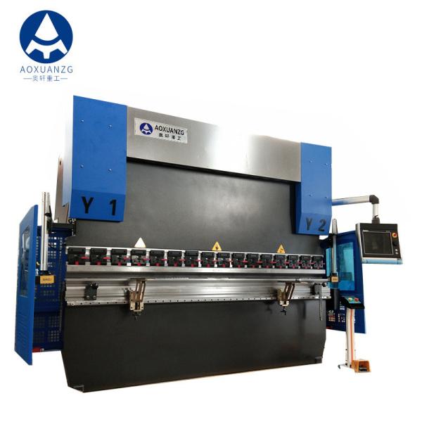 Cheap 8 + 1 Axis 3200MM Servo Motor Control CNC Press Brake 2D Graphical Touch Screen for sale