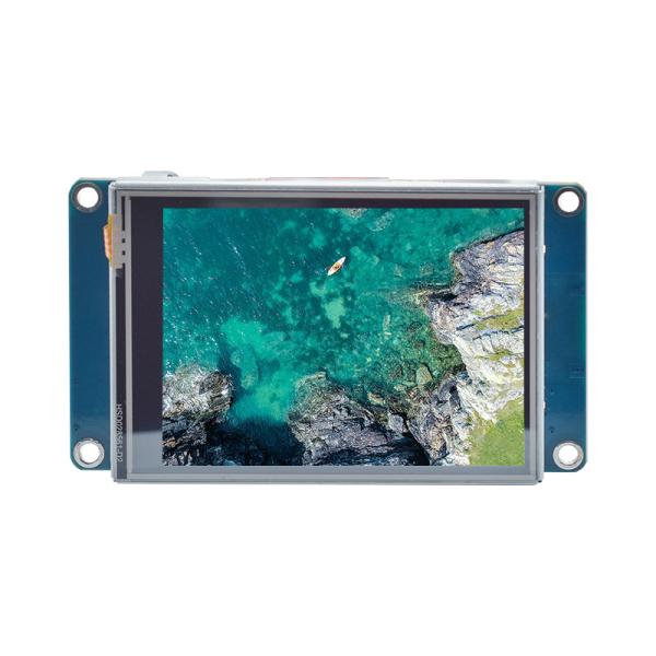 Cheap Flash 8MB HMI Display Module RGB 65K 2.8 Inch Lcd Display Code Free Font Image for sale