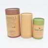 Eye Catching 3piece Telescope Kraft Cylinder Packaging For Food for sale