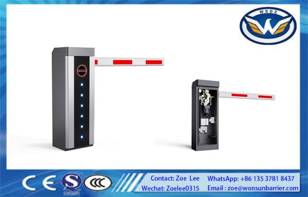 Cheap 6th Brushless DC Motor Car Park Barrier Gate With LED for sale