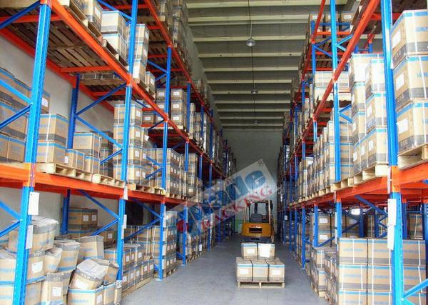Cheap Heavy Load S235JR Automated Sliding Pallet Racks System Movable for sale