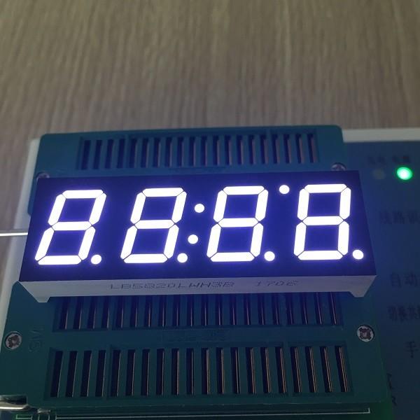 Cheap Ultra White 0.56" 4 Digit LED Clock Display Common Cathode For Digital Clock Indicator for sale