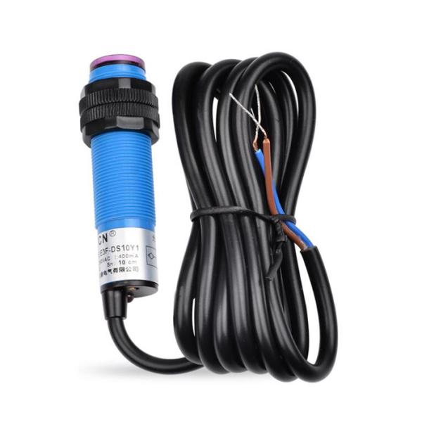 Cheap E3F-DS10Y1 Photoelectric Switch Diffuse Reflection Two-Line AC Normal Open Infrared Photoelectric Proximity Switch Sensor for sale