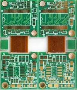 4 Layer Rigid Flex Printed Circuit Board With FR4+PI EING Insdutrial PCB