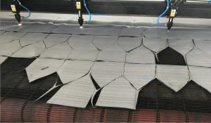 Best Plush Fabric Laser Cutting Machine With Professional Controlling Software wholesale
