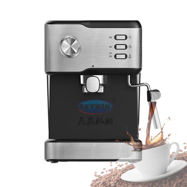 Cheap CM-1696 Push Button Control Espresso Coffee Machine Semi Automatic 15 Bar for sale