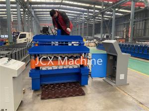 China Color Steel Tile Double Layer Roll Forming Machine Customized Profile on sale