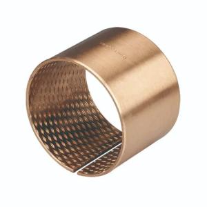 China Gerolde Tinbronzen Glijlagers Oilless Sliding CuSn8 Self Lubricating Bronze Bushings on sale