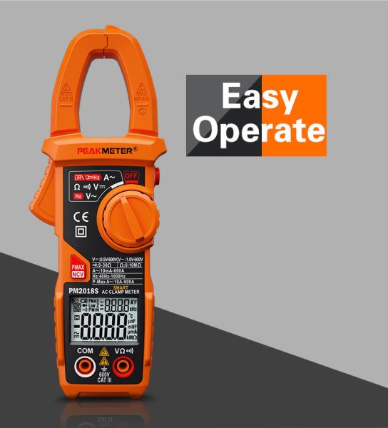 Cheap Smart AC Digital Clamp Meter Multi - Meter With Continuity Measurement for sale