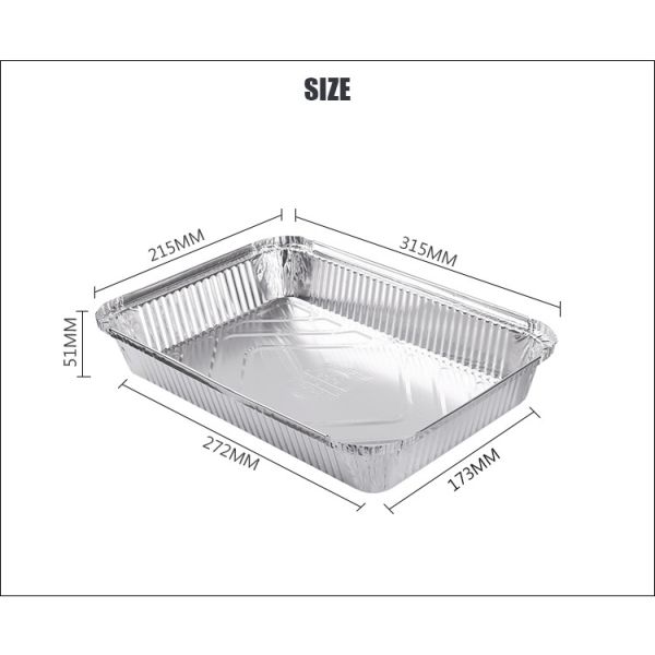 Aluminum foil baking pan quality demonstration