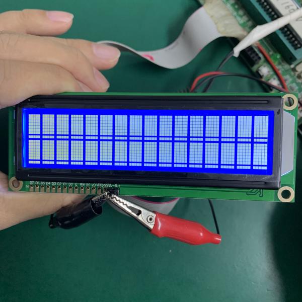 Cheap 16*2 Character COG LCD Module 3.3V Monochrome I2C with ST7032I customizable for sale