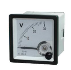 Cheap SD-48 DC 150V Analog Panel Meter Voltmeter Class 2.5 Accuracy for sale