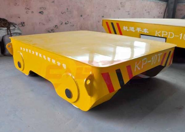 Cheap Motorless 25t Forklift Material Transfer Carts On Turning Rails Customised Size for sale