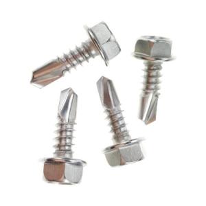 Best Thread Washer Head Self Drilling Screw Stailess Steel External Hex Drive wholesale