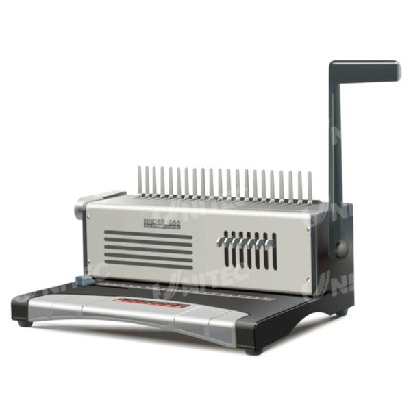 Cheap Notebook Electric Binding Machine , 500Sheets Comb Binding Machine CB-1410B for sale
