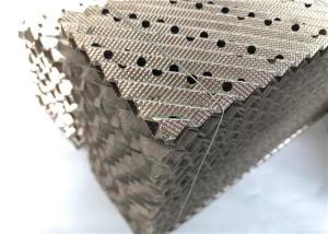 China Metal Sheet Structured Tower Packing SS High Mass Transfer For Separation on sale