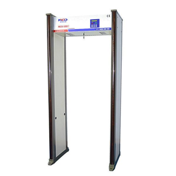 Cheap Fireproof 18 detection zones Walk through Metal Detector with remote control for sale