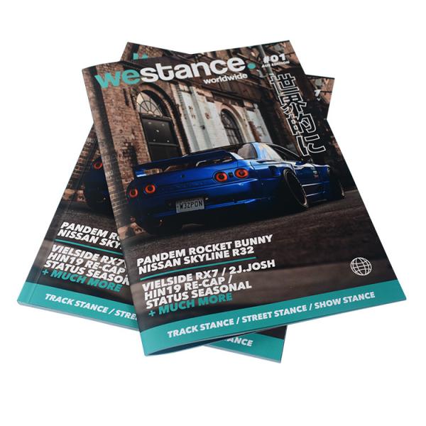 Cheap Glossy Varnishing custom Magazine Printing Services 4c 4c inner material for sale