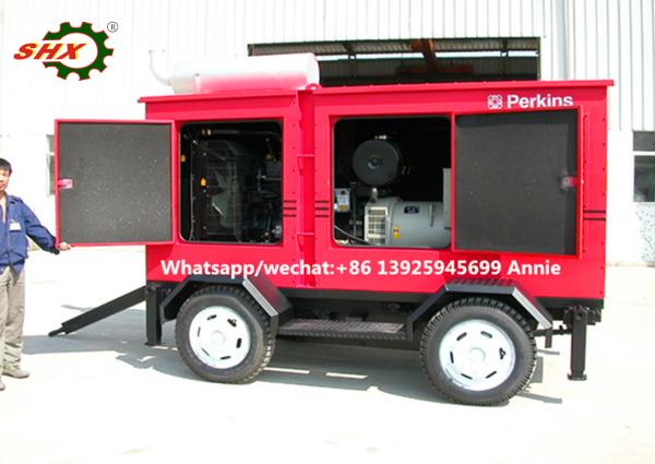 Cheap 400V Voltage AC Three Phase Mobile Diesel Generators 100KVA Perkins Engine for sale