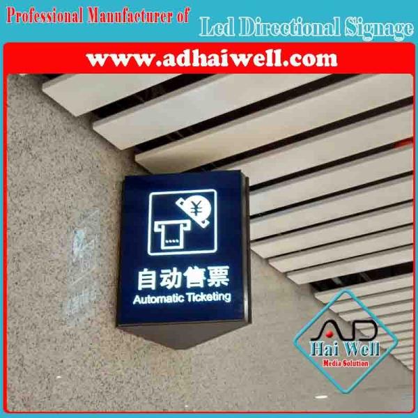 Cheap Wall Mounted Acrylic LED Directory Sign Board for sale