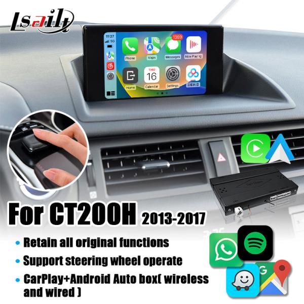 Cheap Lsailt Wireless CarPlay Module for Lexus CT200 2013-2022 with Android Auto, Google Map for sale