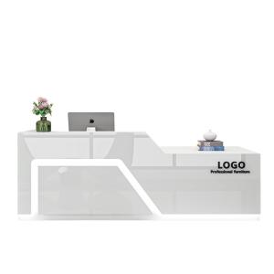 China Salon Reception Desk Mall Shop Display Counter Pedestal For OEM ODM Usage Scenarios on sale