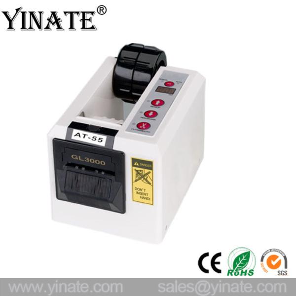 Cheap YINATE AT-55 automatic tape dispenser with 2 sensors packing tape cutter machine can cut 2 tape rolls at a time for sale