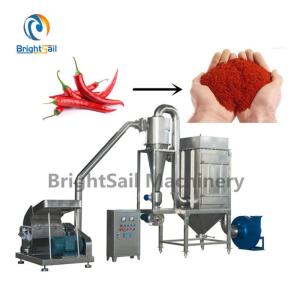 Red Chilli Powder Making Machine Cumin Pepper Hammer Mill Pulverizer 10 To 40 Mesh