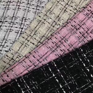 Best Herringbone Check Polyester Worsted Tweed Wool Fabric 150cm Width wholesale
