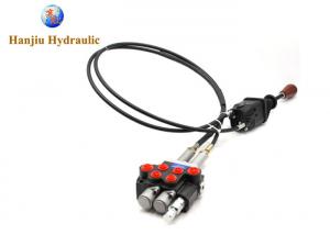 Best 2 Spool Hydraulic Valve 40L/Min With Remote Cable Control For Truck Mounted Cranes wholesale