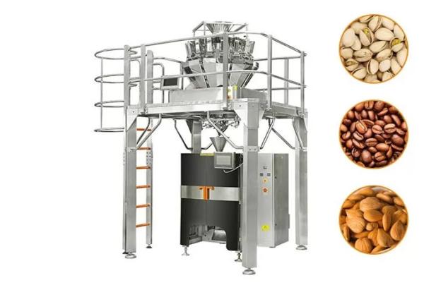 Cheap Automated Packing Machine Chocolate Candy Food Packaging Machine System with Multihead Weigher for sale