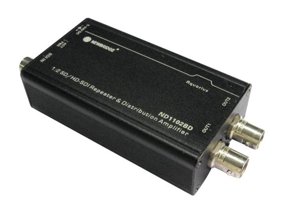 Cheap 1 input 2 output audio splitter 1080P SDI splitter 1X2 SD/HD/3G- SDI Repeaters for sale