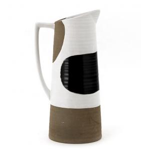 Best Jug Cup Coffee Water Milk Pitcher Geometric Patterns Jugs Water Ceramic Water Pots & Kettles Food wholesale