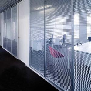 China Double Glazing Office Partition Walls Explosion Proof Artificial In Office on sale