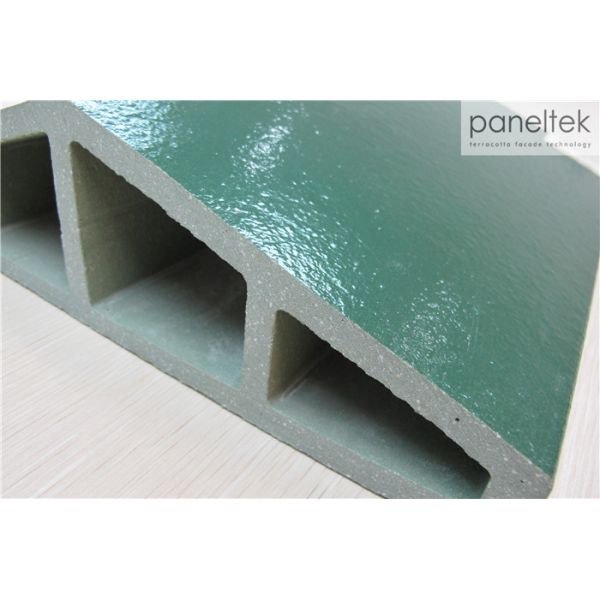 Green Special Form Glazed Terracotta Wall Tiles With Eco - Friendly Materials