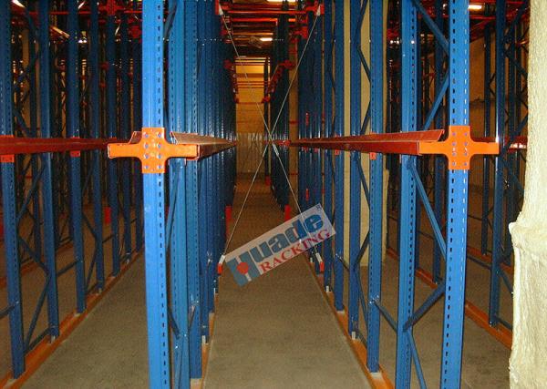 Cheap Heavy Load Drive In Racking , Galvanised Pallet Racking Storage Drive Through Racks for sale