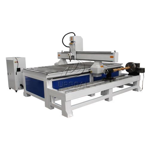 Cheap Removable  4 Axis 1325 Woodworking  CNC Engraving Machine with Dia 300 Rotary Axis Holder for sale