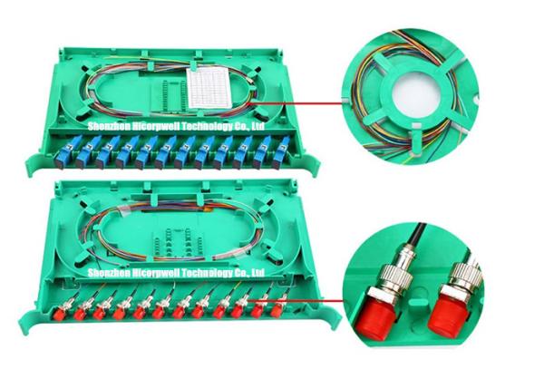 Cheap 12 Port Fiber Patch Panel SC LC FC TYPE FTTH Fiber Optic Terminal Box for sale