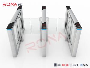 Brushless Servo Motor Speed Gate Turnstile Access Control With Acrylic Arm